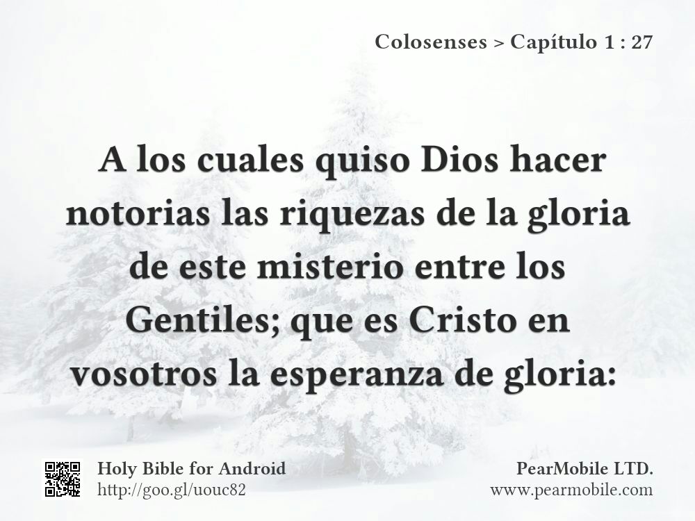 Colosenses, Capítulo 1:27